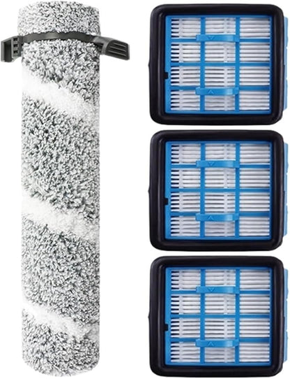 Replacement Parts ，Compatible For Bissell， 3930F 3933 V2 3999Z Floor Scrubber Roller Brush Filter Washing Vacuum Cleaner Parts(E)