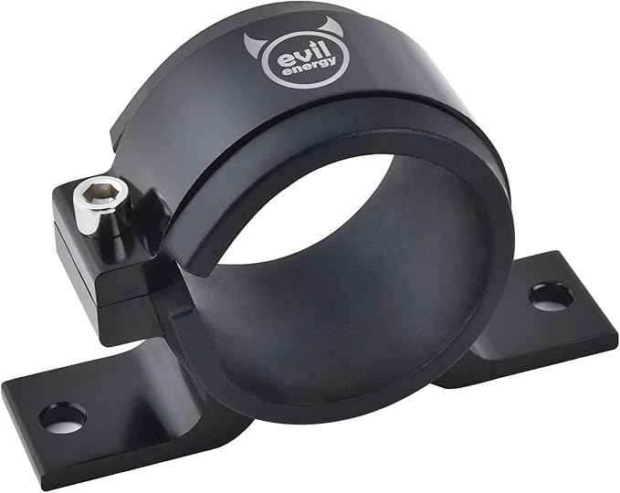 EVIL ENERGY 50mm Fuel Filter Mounting Bracket, Fuel Pump Clamp Holder Black