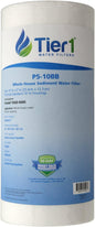 Tier1 5 Micron 10 x 4.5 Water Filter | Spun Wound Polypropylene Whole House Water Filter Cartridge | Replacement for Pentek DGD-5005, WDGD-5005, 155357-43 | 4.5 x 10 Water Filter