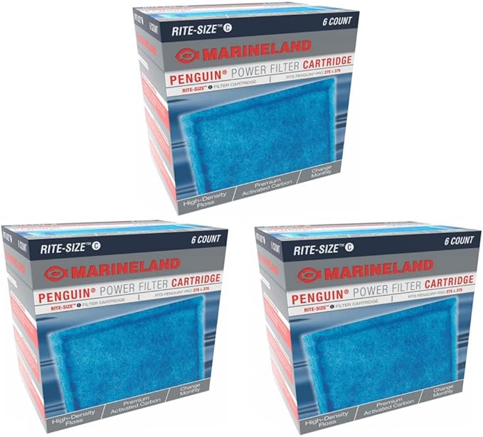 MarineLand Rite Size Aquarium Filter Cartridge Bundles (Rite Size C 18pk)