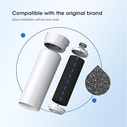 GLACIER FRESH XWF Replacement For GE XWF Refrigerator Water Filter Pack of 2 (Not for XWFE)