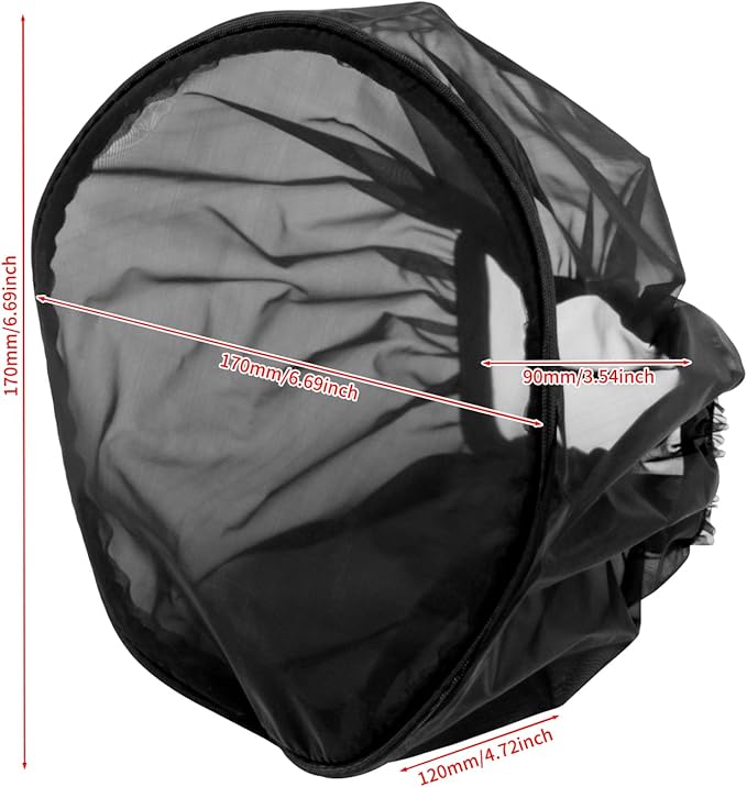 Air Filter Cover Waterproof Air Cleaner Rain Sock Dustproof Protective Air Intake Cover Compatible with Harley Touring FLHR FLHX Road King Street Glide Softail Sportster XL 883 1200 Dyna