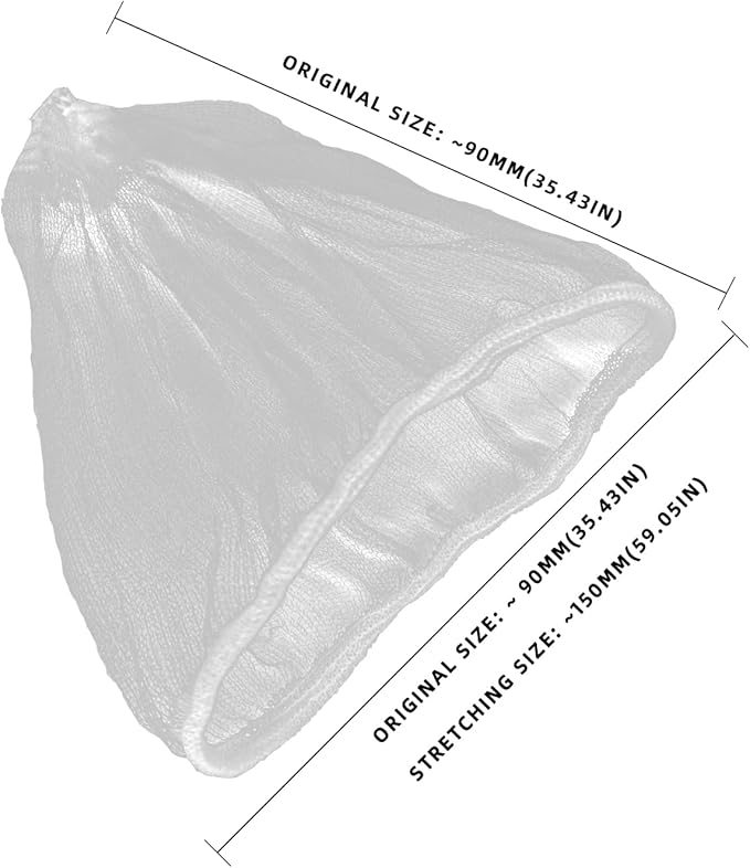 XMALL Disposable Residue Filtering Bag 200 PCS，Suitable For Collecting Garbage And Debris From Kitchen Sinks And Bathroom Drains To Prevent Blockages In Waterways.