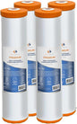 Aquaboon 20 x 4.5 Iron & Manganese Water Filter Cartridge – Reduces Iron & Manganese – Compatible with Whole House Systems, Well Water – Fits All 20”x4.5” Standard Housings - 4 Pack