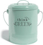 Barnyard Designs Compost Bin for Kitchen Counter - 1.2 Gallon Countertop Composter with Extra Smell-Absorbing Filters and Inner Bucket for Easy Cleaning - Food Waste Bin for Kitchen with Lid (Mint)