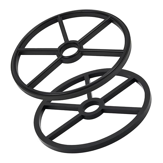 2PCS High Rings Filter Valves Systems Maintenance Sealing Rubber Texture for Water Supply Pool Filter Multiport Valves Seal