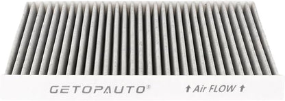 P609422 cabin air filter with Activated Carbon Compatible with Freightliner Cascadia, Columbia,and Coronado Replaces AF26235, PA4857, P609422, wix 24318, CAF24003, PA10181(set of 4)