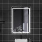 500 X800 mm Illuminated Backlit LED Bathroom Mirror, Wall Mounted Multifunction Bathroom Vanity Mirror with Lights and Demister Pad, Energy-Saving Illuminated Smart Mirror