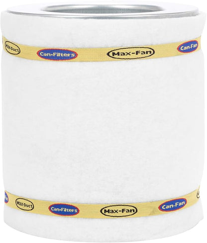 Can Filter 358621 Original 33 Carbon Air Filter Without Flange, 200 CFM, 1 Count (Pack of 1), Silver/White