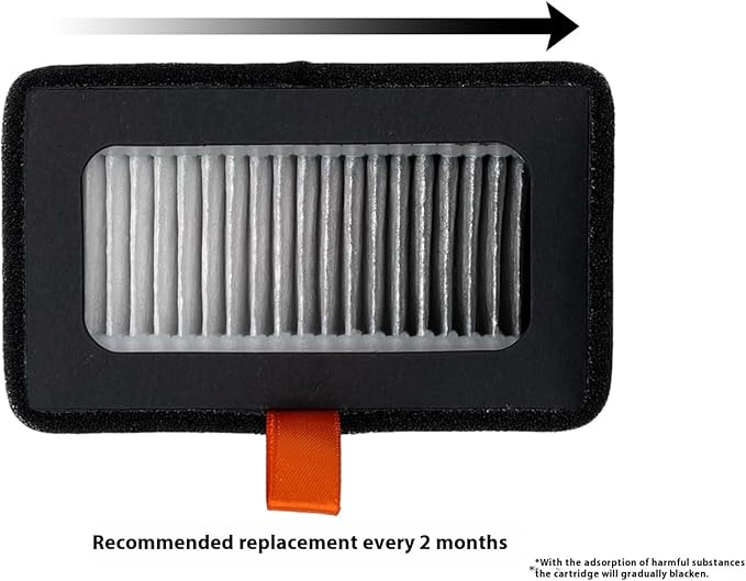 HEPA 13 + Activated Carbon Combo Air Filter Compatible with Bambu X1/P1 Series Ultra 3D Printers, Replacement Filter (2 Pack)