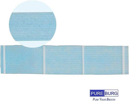 PUREBURG 4-Pack MAC-415FT-E Replacement Filter Compatible with Mitsubishi MS-A09WA-1 MS-A12WA-1 MFZ-KA Air Conditioner, No Frames,Mini Split Indoor Unit,Wall Mounted,Floor Standing