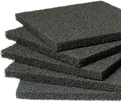 Solder Extractor Filter Activated Carbon Filter Replacement - FEITA Smoke Fume Absorber Filter for Hakko/Xytronic/Aoyue Smoke Absorber 5 1/8" x 5 1/8" x 3/8” - 5Pcs/Pack