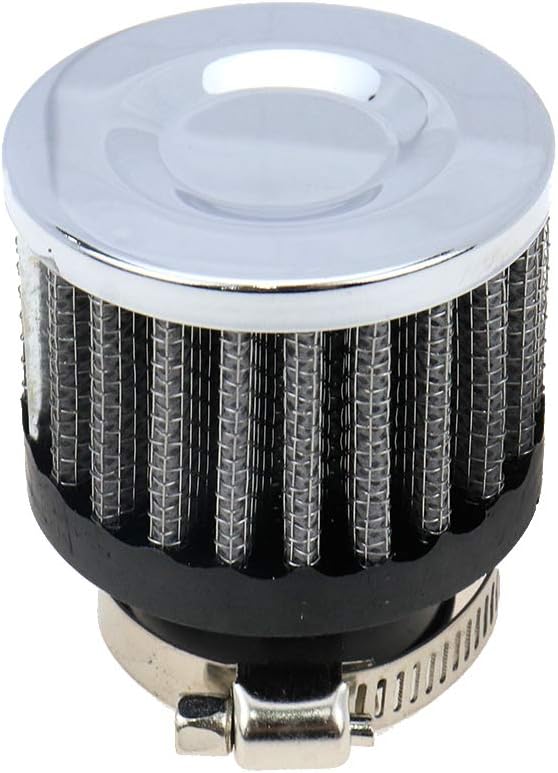 25mm Inlet Motorcycle Air Filter Replacement Cylindrical Intake Mesh Filter Accessory