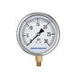 MEASUREMAN Glycerin Filled Plumbing Pressure Gauge 0-30psi Stainless Steel Case, 4" Dial 1/4" NPT Brass Lower Mount, Ideal for Residential Plumbing, Water Filtration Systems, Pneumatic Machinery