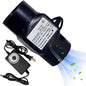 2 Inch Inline Duct Fan 12V 6W HVAC Exhaust Ventilation Fan 22 Cfm Low Noise Blower for Basements Bathrooms Kitchens Attics,Black (Color : Adjustable Speed)