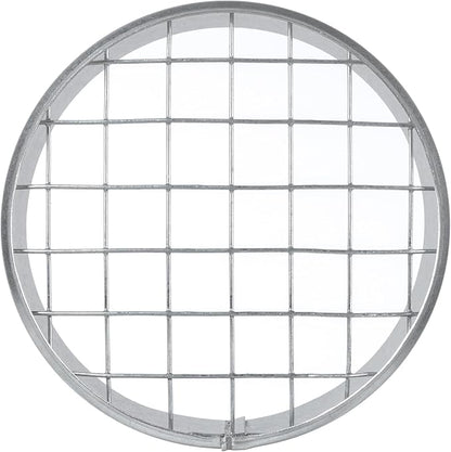 Repa Market Ø4 Inch Duct Cover – Galvanized Steel Round Duct Cap with Mesh Screen – HVAC Exhaust or Intake Vent – Exterior Pipe Air Outlet – Spiral Ventilation Ducting Metal End Plug