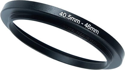 40.5mm to 46mm Step-Up Ring Filter Adapter for All Brands UV ND CPL Metal Ring Step-Up Rings Adapter Filter (40.5mm-46mm)