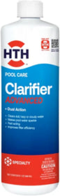HTH 67212 Swimming Pool Care Clarifier Advanced - Crystal Clear Water in 24 Hours; Restores Clarity & Sparkle to Dull, Hazy or Cloudy Pool Water, Improves Filter Efficiency, Fast Acting