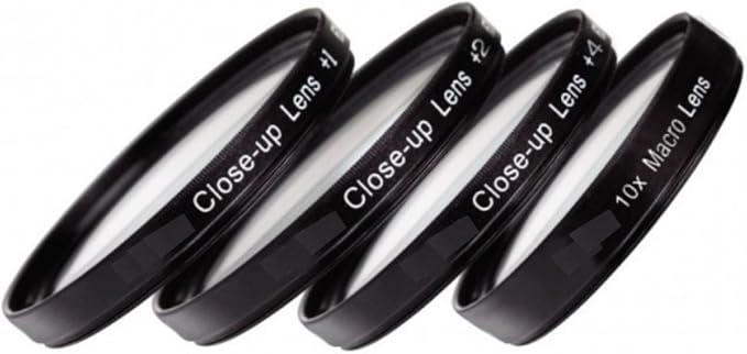 52mm Close-Up Filter Set (+1, +2, +4 and +10 Diopters) for Nikon Z5 24-50mm, NIKKOR 35mm f/1.8G Lens, Z 40mm, D3100, D3200, D3300, D5100, D5200, D5300, D5500 with 18-55mm Lens