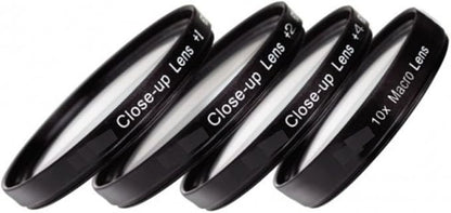 52mm Close-Up Filter Set (+1, +2, +4 and +10 Diopters) for Nikon Z5 24-50mm, NIKKOR 35mm f/1.8G Lens, Z 40mm, D3100, D3200, D3300, D5100, D5200, D5300, D5500 with 18-55mm Lens