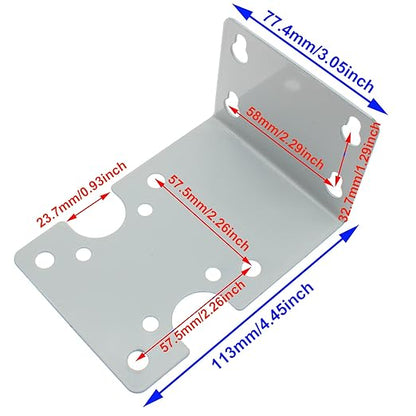 FDXGYH Water Filter Housing Bracket Water Purifier RO Machine Metal Housing Fixed Bracket [10-inch/20-inch]