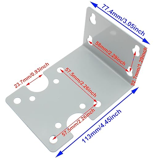 FDXGYH 2 Pcs Water Filter Housing Brackets Water Purifier RO Machine Metal Housing Fixed Bracket [10-inch/20-inch]