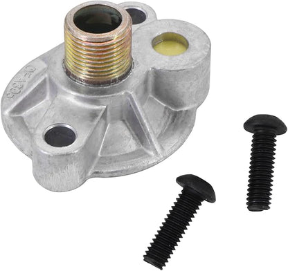 KIPA Oil Filter Adapter Replace for Small Block Chevy V8 Engines SBC BBC Spin On Bypass 305 307 327 350 400 396 402 427 454# 3952301