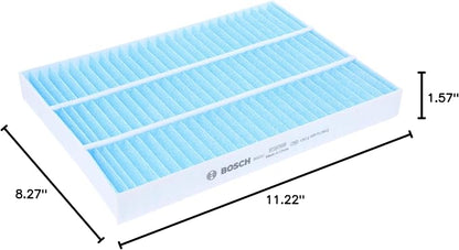 BOSCH 6022C HEPA Cabin Air Filter - Compatible with Select Chrysler 300; Dodge Challenger; Charger
