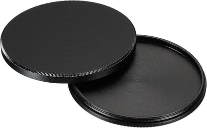 PATIKIL 58mm Lens Cap, Camera Lens Cap Cover Universal Front Metal Lens Filter Stacks Cap Protective Case for 58mm Camera Circular Polarizing Fader ND Filter, Black