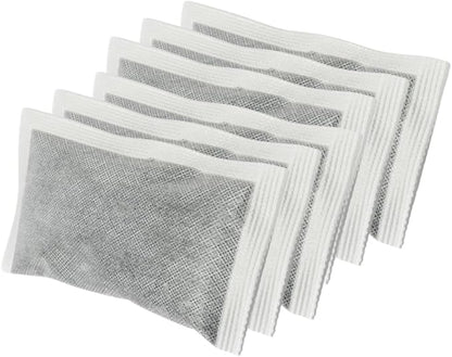 Green Piece® Activated Charcoal Air Filters for Odor Removal - Compatible with ITouchless Trash Cans - Not made or sold by iTouchless - Made and sold by Green Piece - Pack of 6