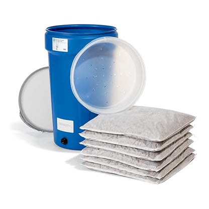 PIG Pour-Through Oily Water Filter | Easily Separate Oil from Water | Absorbency up to 33 gallons | ext. Dia. 24" x 39" H | PM50254