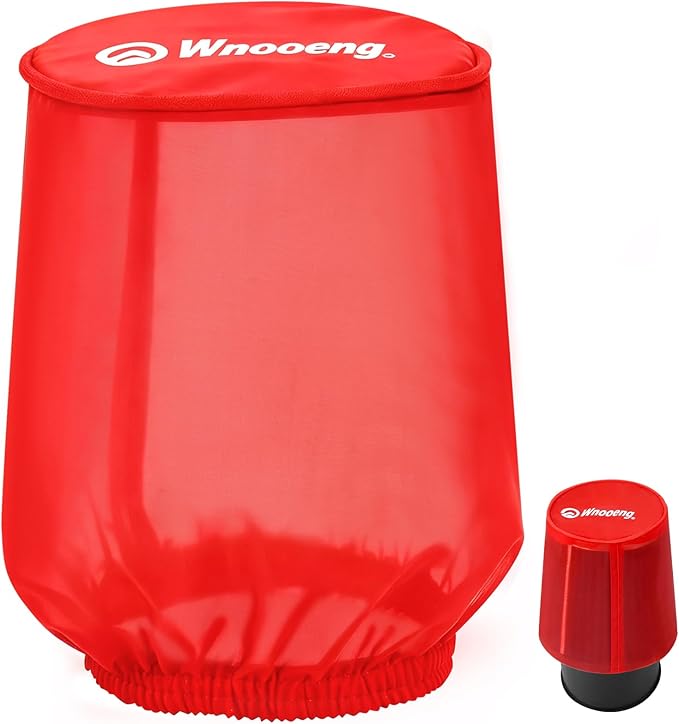 62mm Mini Bike Air Filter Cover for Predator 212cc 196cc 224cc 99cc Coleman CT200U CT200U-EX BT200X B200R B200 KT196 CT100U CC100X Baja MB165 MB200 DB30 Mini Bike Go Kart Parts (Red)