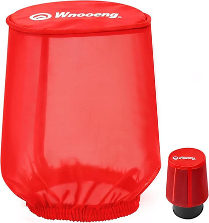62mm Mini Bike Air Filter Cover for Predator 212cc 196cc 224cc 99cc Coleman CT200U CT200U-EX BT200X B200R B200 KT196 CT100U CC100X Baja MB165 MB200 DB30 Mini Bike Go Kart Parts (Red)
