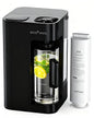 Ecoviva Mate 3 Countertop Reverse Osmosis Water Filter, 8-Stage RO Water Filtration System with 44oz Water Pitcher Smart Auto-Filling, NSF Certified Water Purifier, 3:1 Pure to Drain, Black