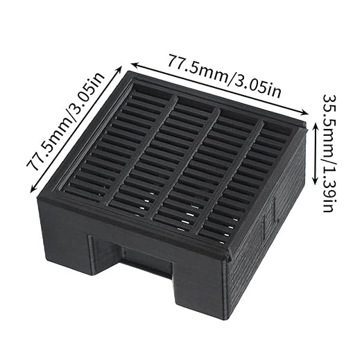 WALFRONT 3D Printer Air Filter Kit, Activated Carbon Filtering System with Quick Installation for Kobra S1 S1C, Filter Replacement Accessories