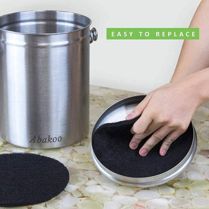 Compost Bin Filters, 12 Pcs, Activated Carbon Filters for 1/1.3 Gallon Compost Bin, Kitchen Compost Pail, 6 Round 6.5 inch and 6 Square 4.65 inch Diameter
