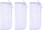 ALEGI Media Filter Bag Aquarium Extra Fine,Reusable 180 Micron Drawstring Mesh Filter Bags for Very Fine Resins Filter (10"*3.9" (3 Pack))