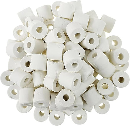 Aquarium Ceramic Ring Bio Ceramic Media Ring for Aquarium Filter Replacement Biological Material Remover for Aquarium Fish Tank Pond Filter