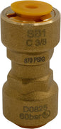 Supplying Demand SB1 3/8 Inch Quick Connect HVAC Brass Coupler Fitting