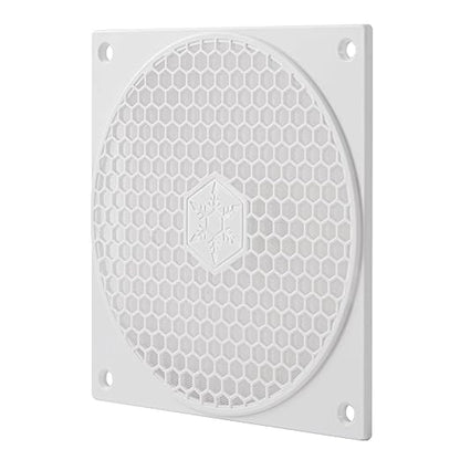 Silverstone Technology FF121 White Colored 120mm Fan Filter with Honeycomb Grille, SST-FF121W