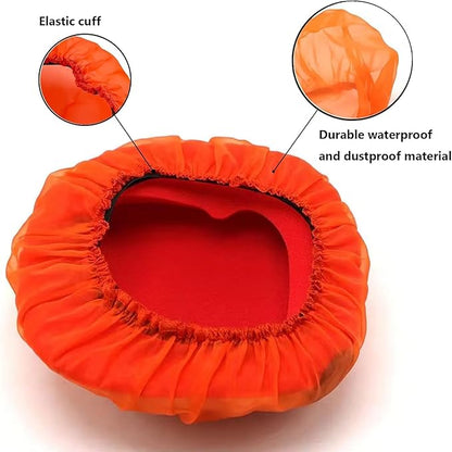 PRO CAKEN Motorcycle Universal Foam Air filter Cover Protector Air Filter Cover For Dirt Pit Bike Air Filter Cleaner Kits-Orange 2pcs