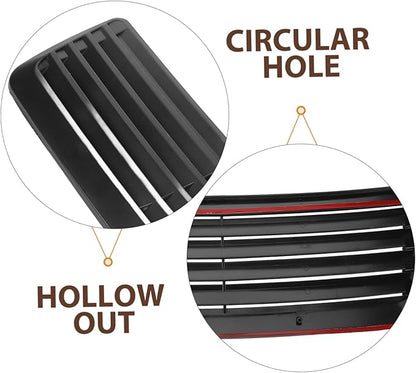 Car Air Intake Decoration Vehicle Air Flow Covers Weatherproof Vent Hood Scoop Car Accessory Hood Vents Improve Fuel Efficiency