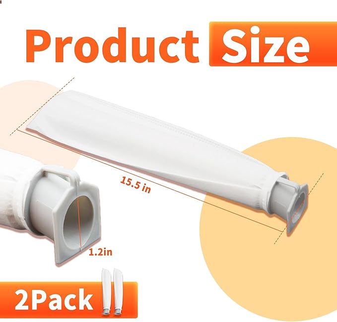 2-Pack MicroFilter fit for SEBO Auto-X S | Replacement Vacuum Filters for Windsor Sensor S12/S15/XP/SR & Essential G1 G2 Upright Vacuums |Replacement for Part#5301 5036ER Micro Hygiene Filter