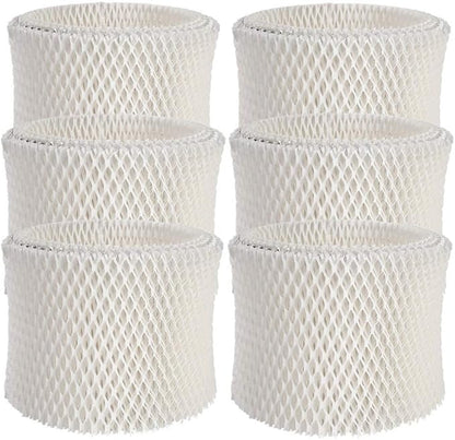 6-Pack Humidifier Wicking Filters Replacement Compatible for Honeywell HAC-504, HAC-504AW, HCM-350, HCM-300T, HCM-600, HCM-710, HCM-315T Series Humidifiers