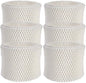 6-Pack Humidifier Wicking Filters Replacement Compatible for Honeywell HAC-504, HAC-504AW, HCM-350, HCM-300T, HCM-600, HCM-710, HCM-315T Series Humidifiers