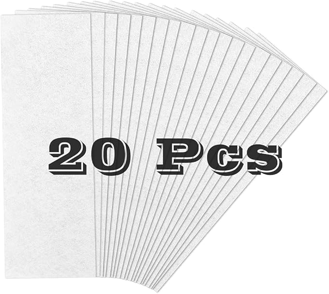 20 Pcs 12 x 4 In Air Vent Filters - 1 Pack of 20 Register Vent Dust Filters for Trapping Dirt, Dust, Smoke, Pollen (10x23-20 Pcs)