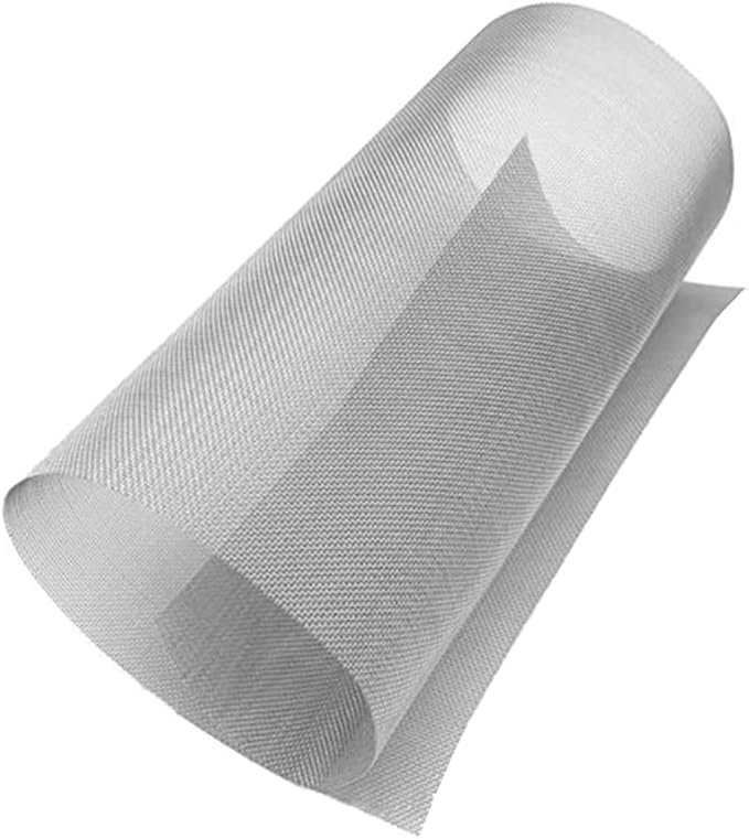 Stainless Steel Woven Wire Mesh 304 Stainless Steel Insect Screen Mesh, 120 Mesh Air Vent Mesh Metal Woven Wire Mesh for Vent, Filter, Window & Garden (Silver 1x16m)