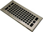 Floor Air Vent 4X10 Inch Heavy Duty Walkable Steel Floor Register Bronze Color Floor Vent Grilles Ease Adjust Decorative Floor Vent