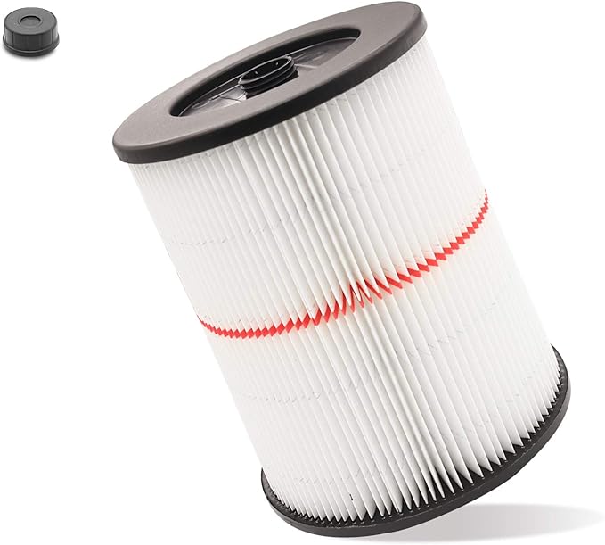 17816 Filter for Craftsman Shop Vac Filter 9-17816 Wet/Dry Air Filter fit 5 6 8 12 16 Gallon Vacuum Cleaner, CMXZVBE38749 Vacuum Bags for Craftsman Shop Vac 16 to 20 gallon Dust Collection Bags