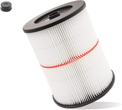 17816 Filter for Craftsman Shop Vac Filter 9-17816 Wet/Dry Air Filter fit 5 6 8 12 16 Gallon Vacuum Cleaner, CMXZVBE38749 Vacuum Bags for Craftsman Shop Vac 16 to 20 gallon Dust Collection Bags